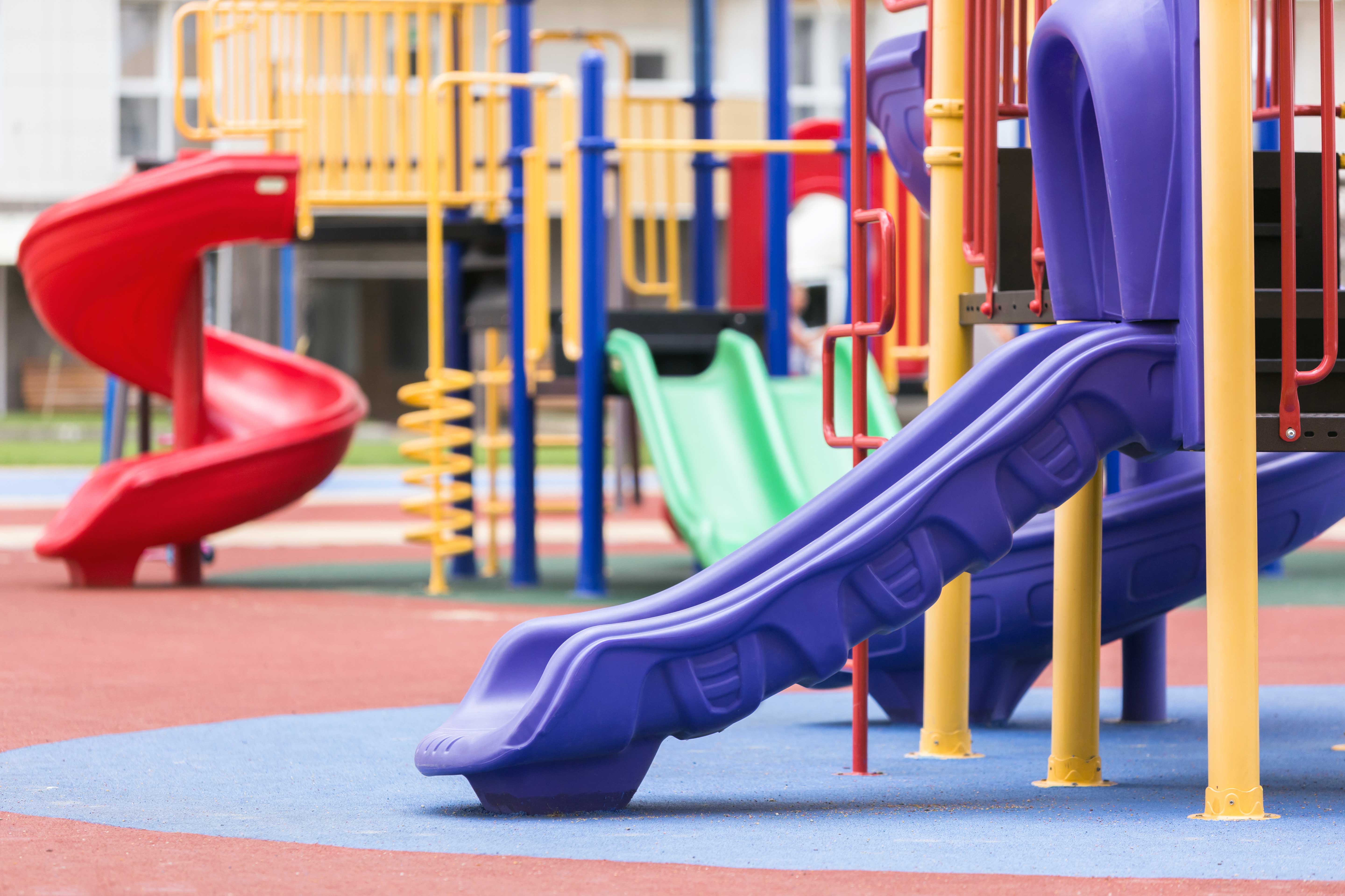 Children_s-colored-slides-playground